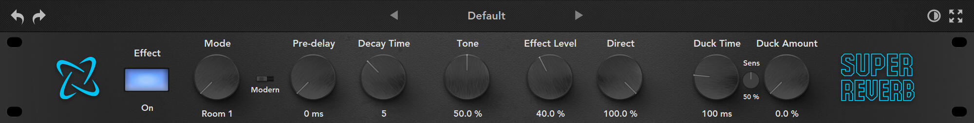 Super Reverb Interface Detail