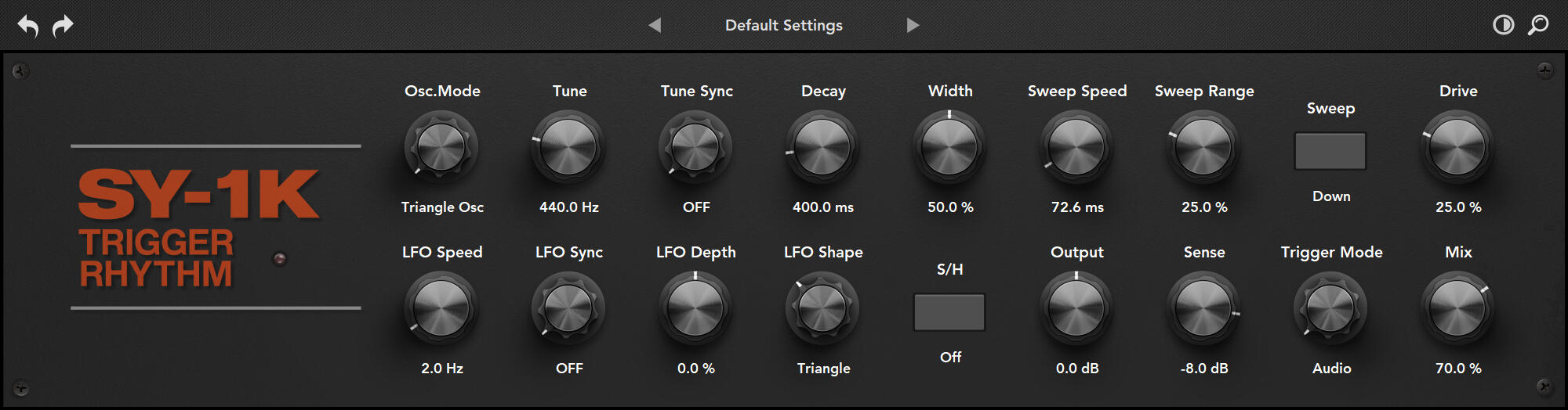 Trigger Rhythm Interface Detail