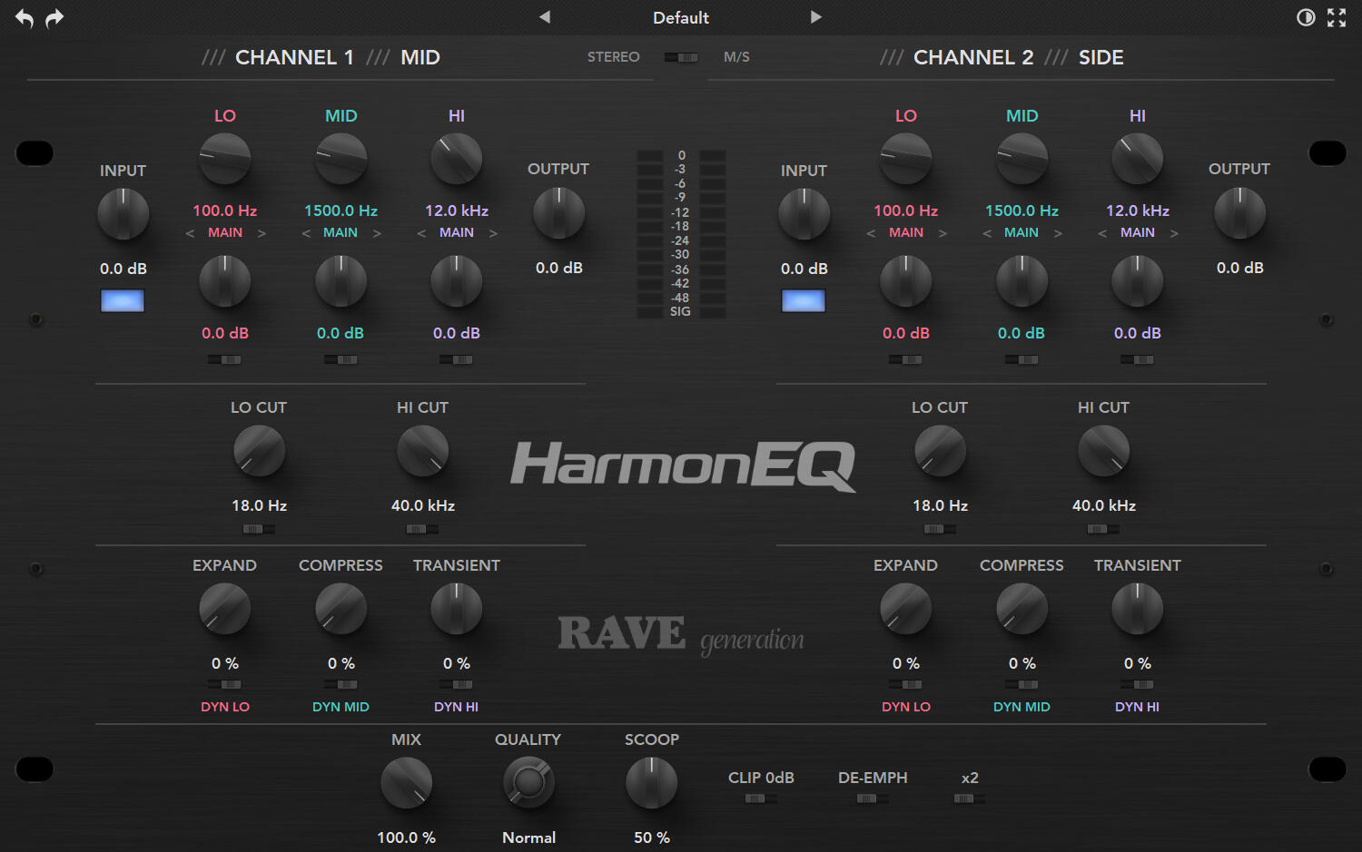 HarmonEQ Interface Detail